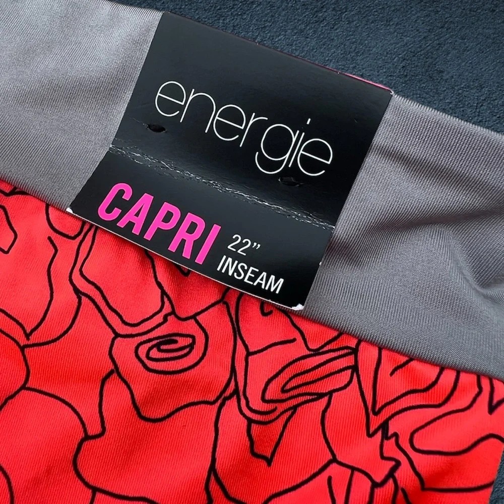 Ultra Slimming Energie Workout Flawless Fit Activewear Capri NWT Retro Deadstock